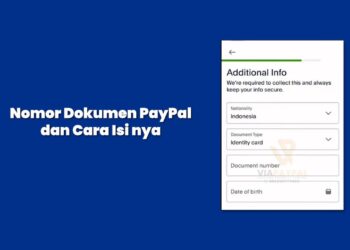 Apa itu Nomor Dokumen PayPal dan Diisi Apa