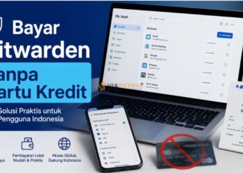Cara Bayar Bitwarden Tanpa Kartu Kredit
