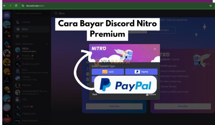 Cara Bayar Discord Nitro Premium