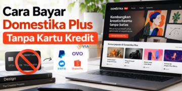 Cara Bayar Domestika Plus Tanpa Kartu Kredit