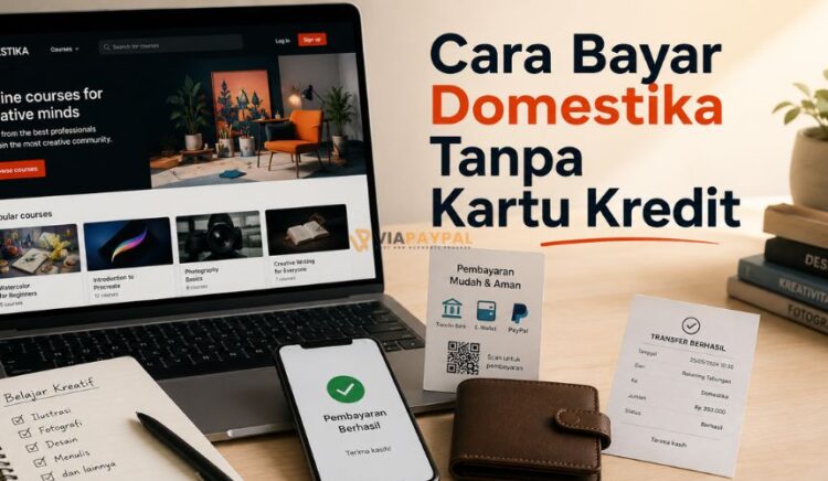 Cara Bayar Domestika Tanpa Kartu Kredit