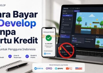Cara Bayar GDevelop Tanpa Kartu Kredit