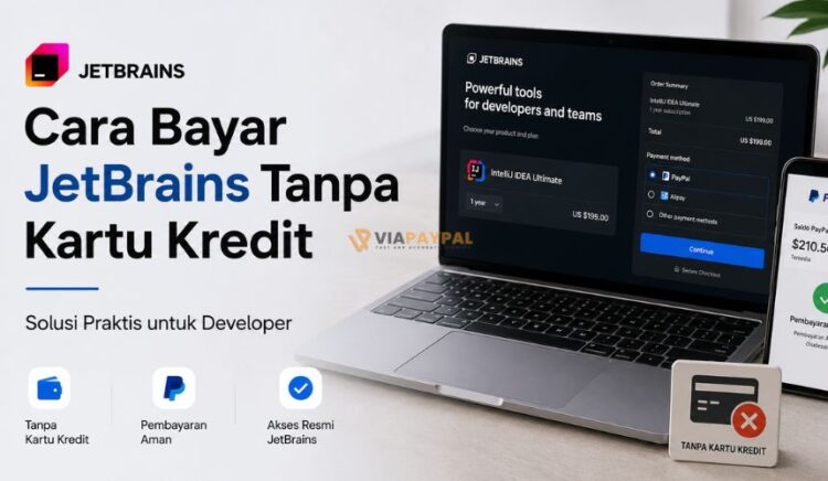 Cara Bayar JetBrains Tanpa Kartu Kredit