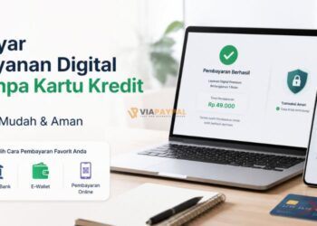 Cara Bayar Layanan Digital Tanpa Kartu Kredit