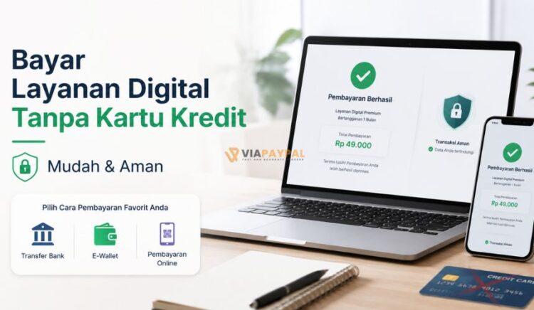Cara Bayar Layanan Digital Tanpa Kartu Kredit