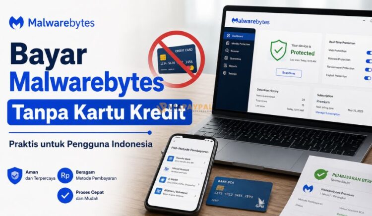 Cara Bayar Malwarebytes Tanpa Kartu Kredit