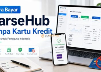 Cara Bayar ParseHub Tanpa Kartu Kredit