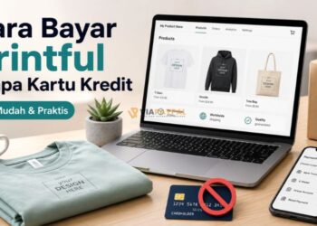 Cara Bayar Printful Tanpa Kartu Kredit