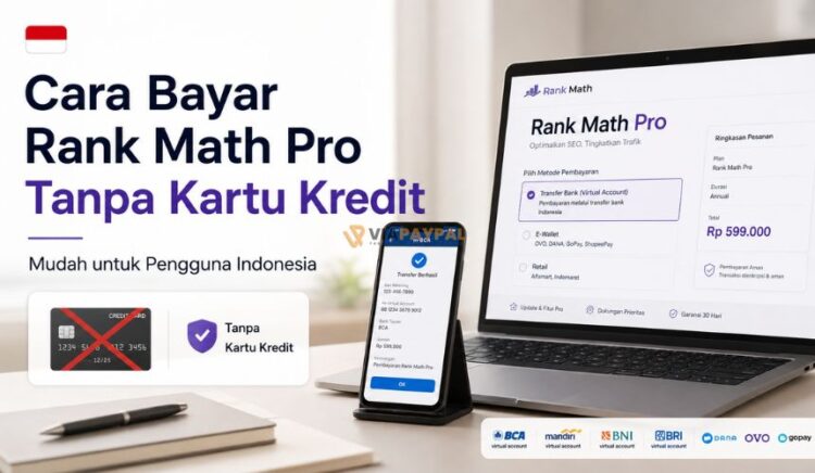 Cara Bayar Rank Math Pro Tanpa Kartu Kredit