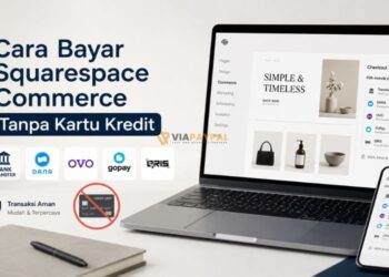 Cara Bayar Squarespace Commerce Tanpa Kartu Kredit