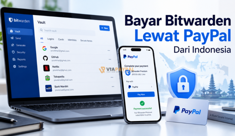 Cara Bayar Subscription Bitwarden dari Indonesia
