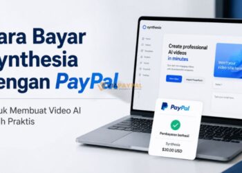 Cara Bayar Synthesia dengan PayPal
