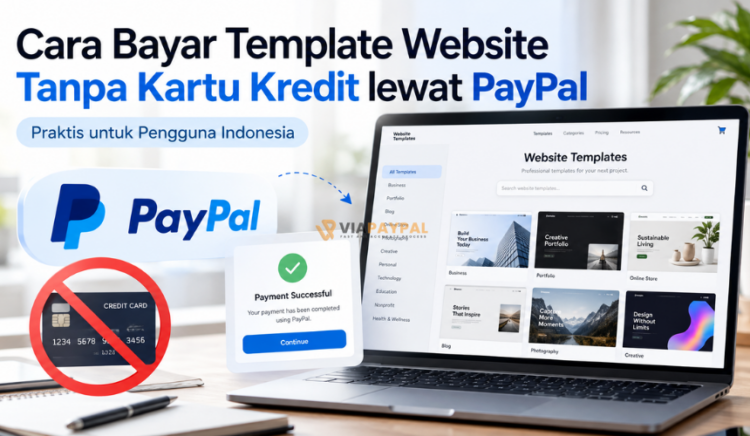 Cara Bayar Template Website Tanpa Kartu Kredit