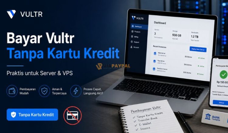 Cara Bayar Vultr Tanpa Kartu Kredit