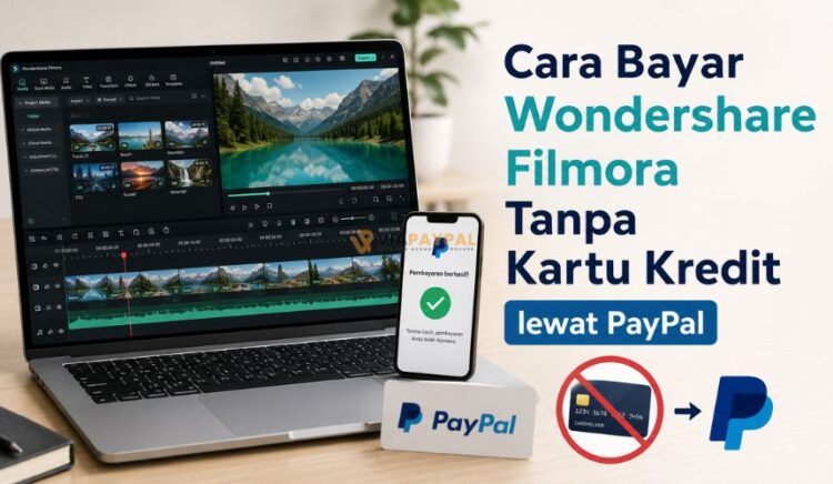 Cara Bayar Wondershare Filmora Tanpa Kartu Kredit
