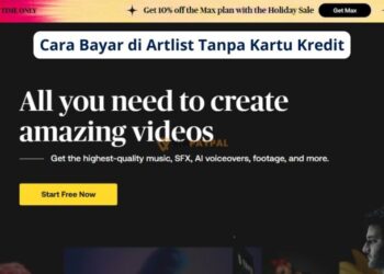 Cara Bayar di Artlist Tanpa Kartu Kredit