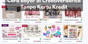 Cara Bayar di CreativeFabrica Tanpa Kartu Kredit