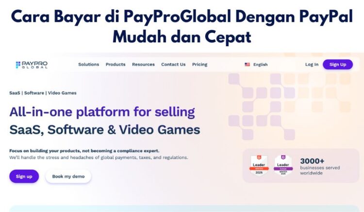 Cara Bayar di PayProGlobal Dengan PayPal