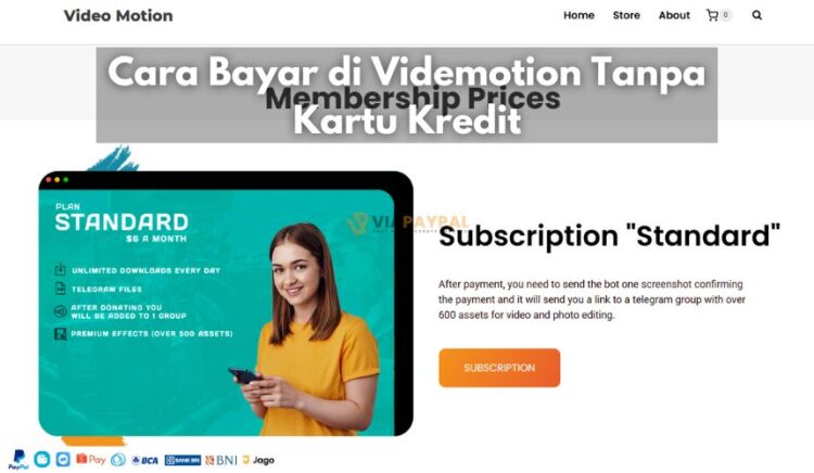 Cara Bayar di Videmotion Tanpa Kartu Kredit