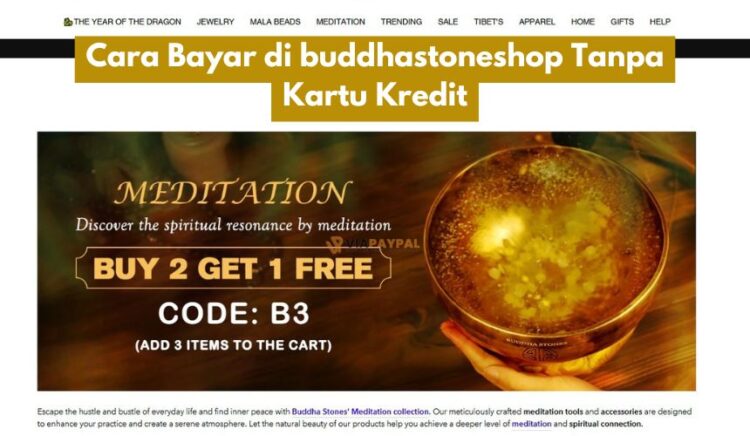 Cara Bayar di buddhastoneshop Tanpa Kartu Kredit