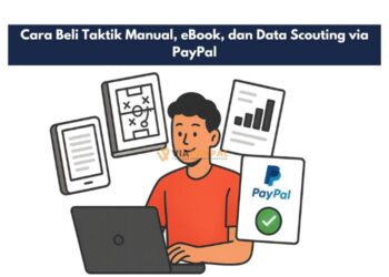 Cara Beli Taktik Manual, eBook, dan Data Scouting via PayPal