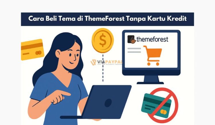 Cara Beli Tema di ThemeForest Tanpa Kartu Kredit