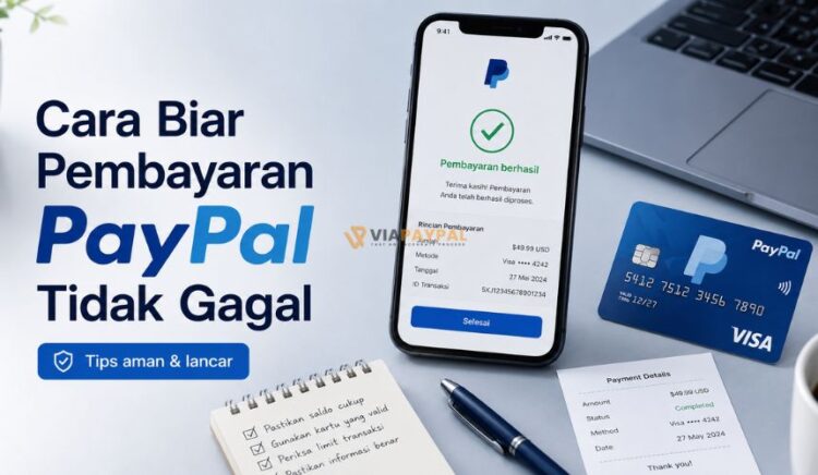Cara Biar Pembayaran PayPal Tidak Gagal