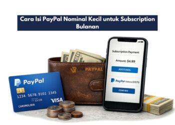 Cara Isi PayPal Nominal Kecil untuk Subscription Bulanan