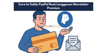 Cara Isi Saldo PayPal Buat Langganan Newsletter Premium