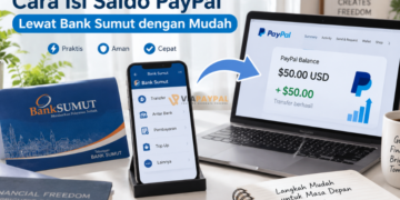 Cara Isi Saldo PayPal Lewat Bank Sumut