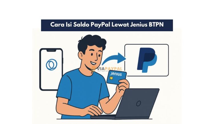 Cara Isi Saldo PayPal Lewat Jenius BTPN
