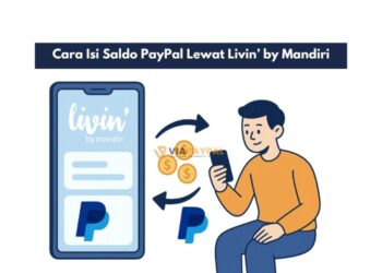 Cara Isi Saldo PayPal Lewat Livin’ by Mandiri