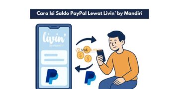 Cara Isi Saldo PayPal Lewat Livin’ by Mandiri