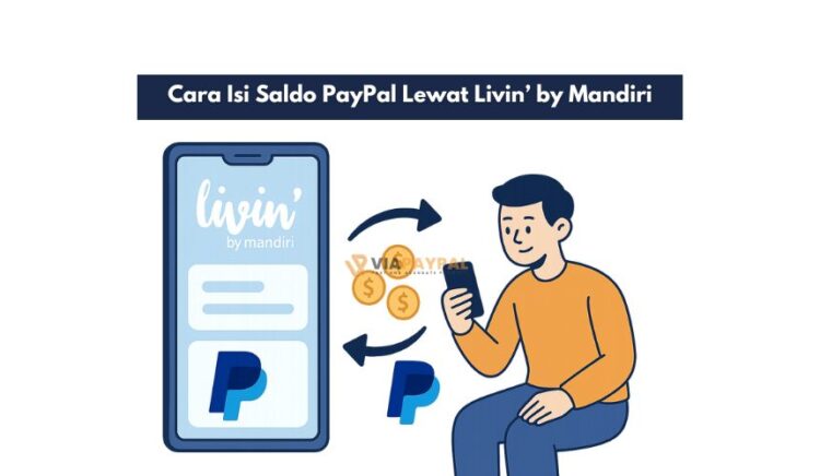 Cara Isi Saldo PayPal Lewat Livin’ by Mandiri
