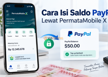 Cara Isi Saldo PayPal Lewat PermataMobile X
