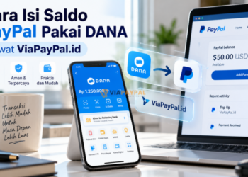 Cara Isi Saldo PayPal Pakai DANA