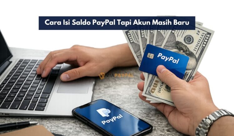 Cara Isi Saldo PayPal Tapi Akun Masih Baru