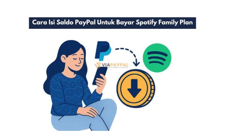 Cara Isi Saldo PayPal Untuk Bayar Spotify Family Plan