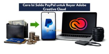 Cara Isi Saldo PayPal untuk Bayar Adobe Creative Cloud