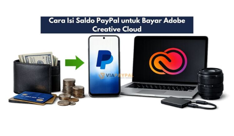 Cara Isi Saldo PayPal untuk Bayar Adobe Creative Cloud