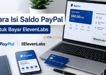 Cara Isi Saldo PayPal untuk Bayar ElevenLabs