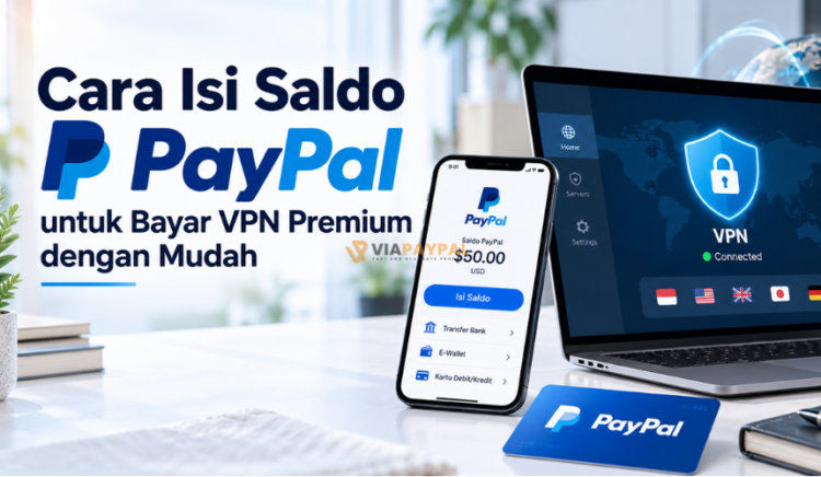 Cara Isi Saldo PayPal untuk Bayar VPN Premium