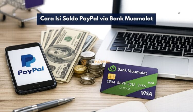 Cara Isi Saldo PayPal via Bank Muamalat