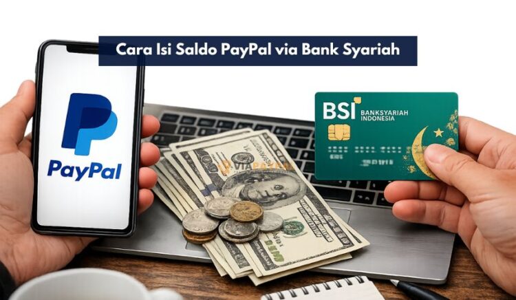 Cara Isi Saldo PayPal via Bank Syariah