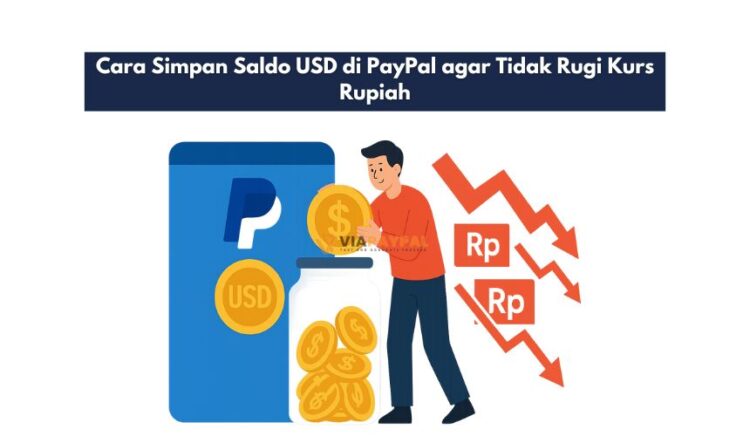 Cara Simpan Saldo USD di PayPal agar Tidak Rugi Kurs Rupiah