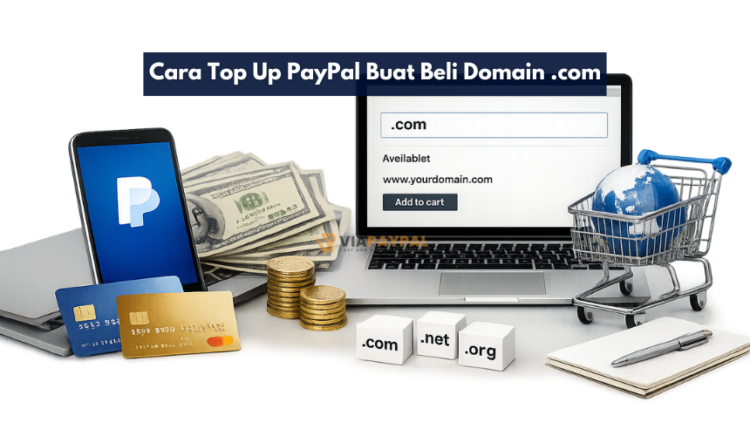 Cara Top Up PayPal Buat Beli Domain