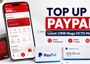 Cara Top Up PayPal Lewat CIMB Niaga OCTO Mobile