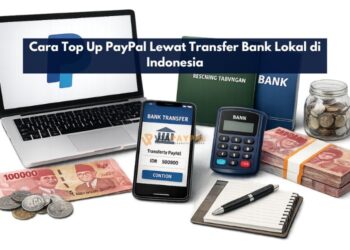 Cara Top Up PayPal Lewat Transfer Bank Lokal di Indonesia