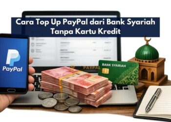 Cara Top Up PayPal dari Bank Syariah Tanpa Kartu Kredit