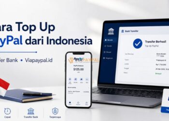 Cara Top Up PayPal dari Indonesia Transfer Bank